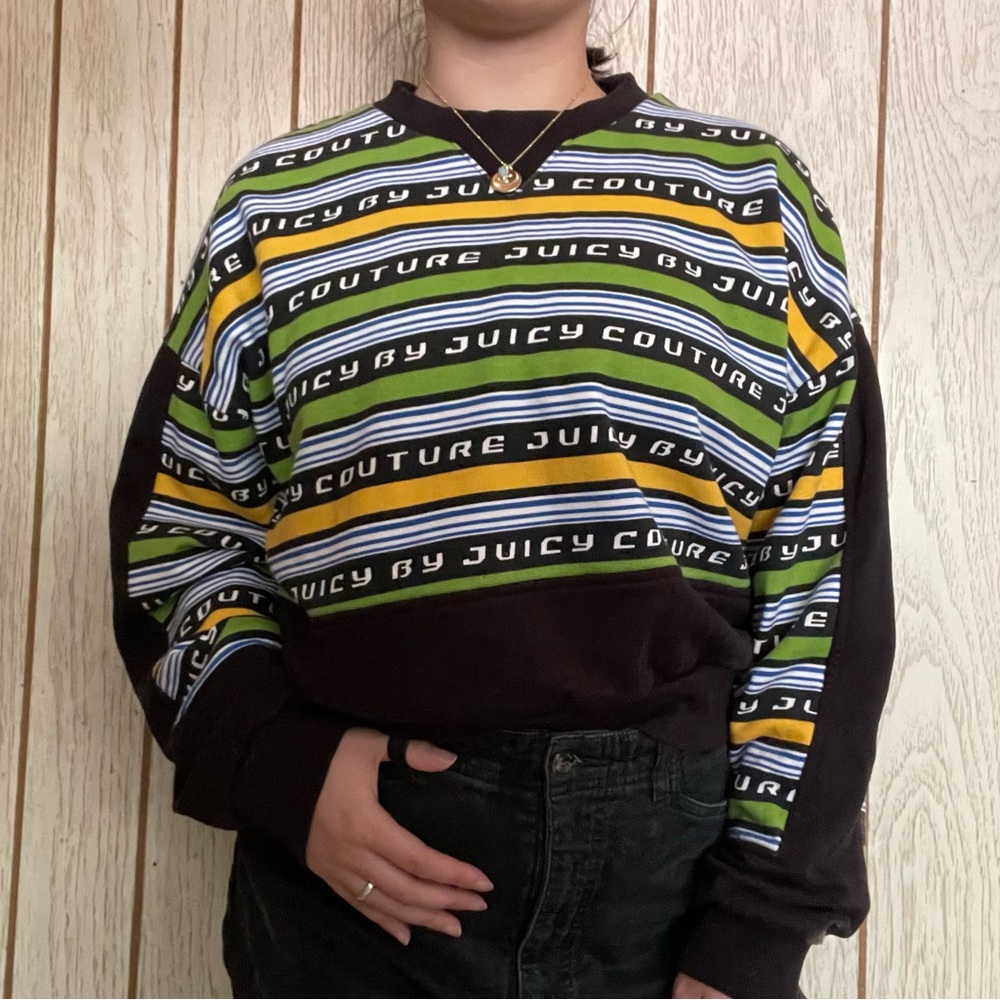 Juicy Couture Retro Stripe Sweatshirt